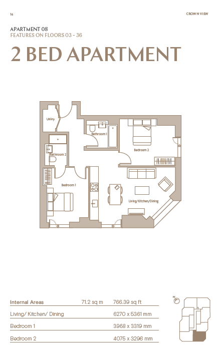 Victoria Riverside, Manchester floorplan