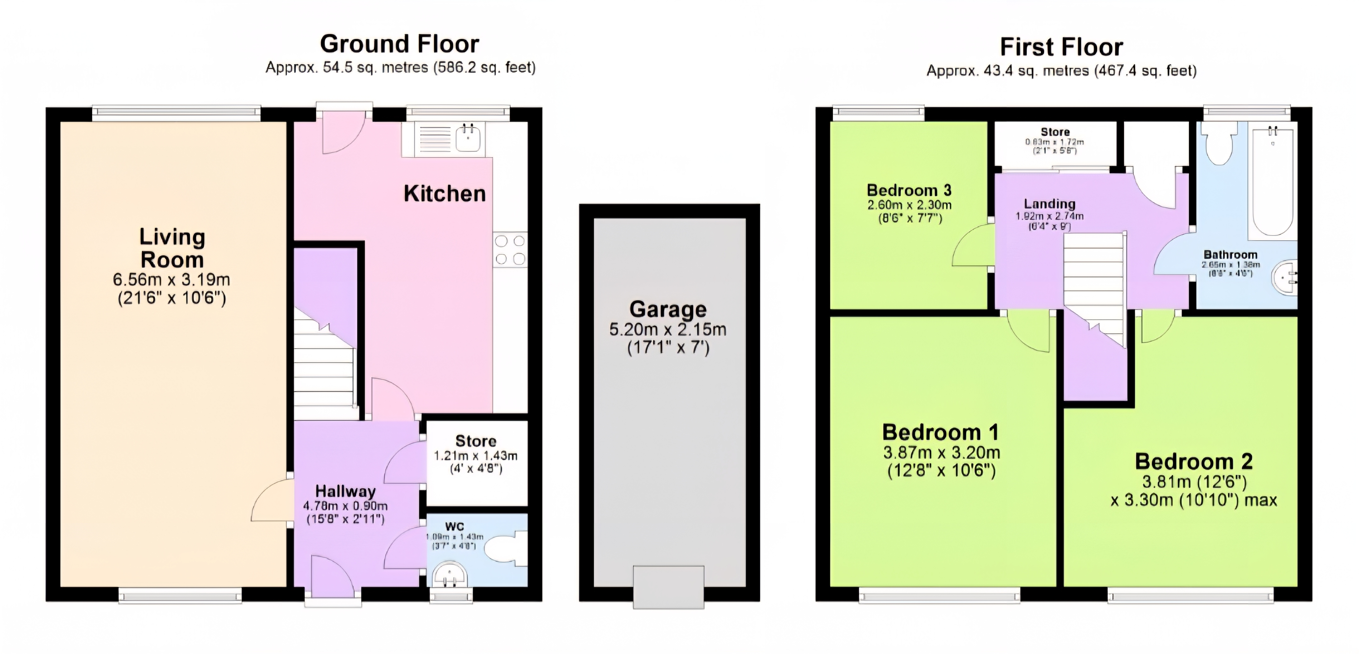 Mereworth Close, Leicester floorplan