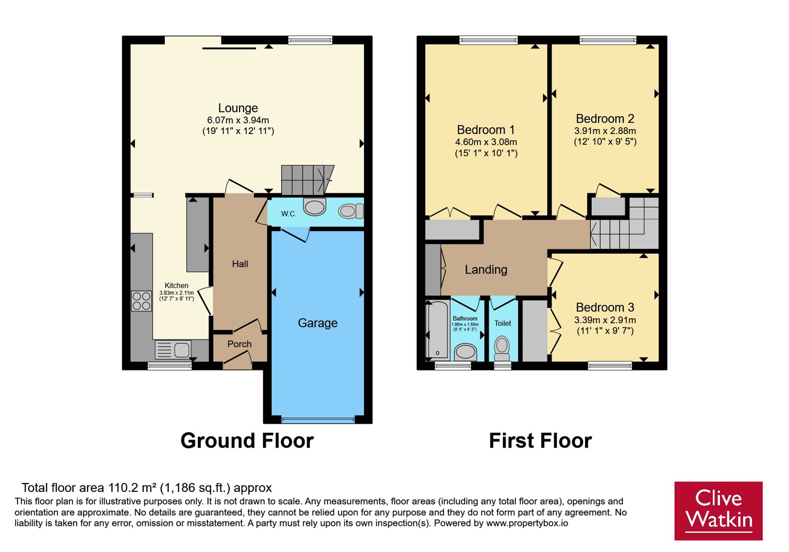 40, Foxdale Close, Oxton floorplan