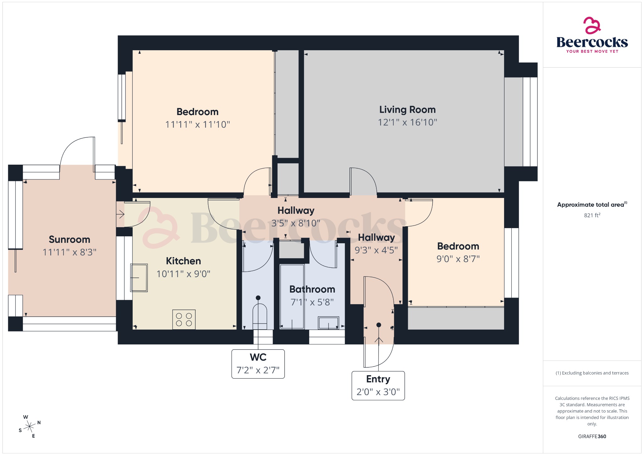 64 Airedale, Hull, East Riding of Yorkshire floorplan