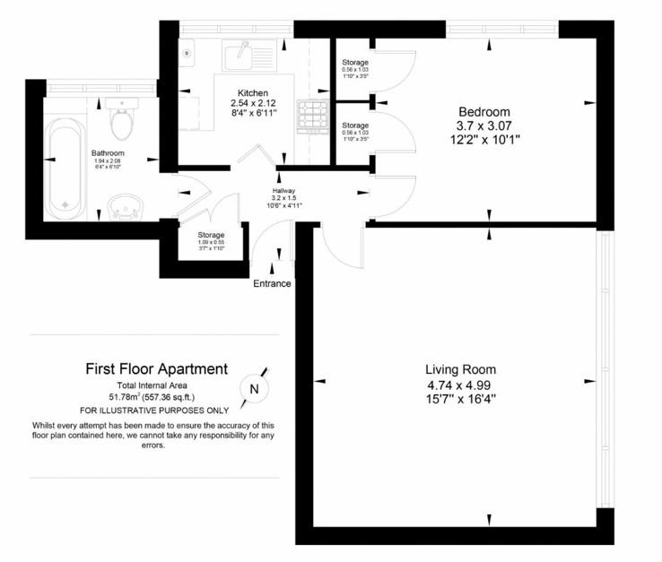 Cypress Road, London floorplan