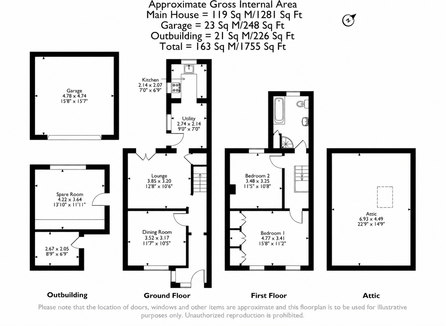 5, Charles Street, Bugle floorplan