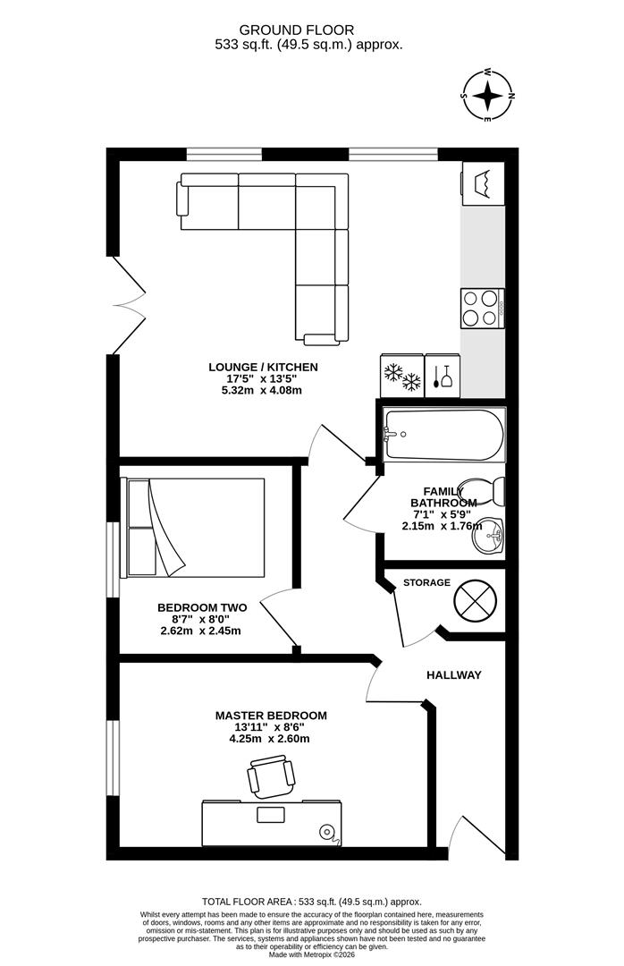 Main Street, Chorley floorplan