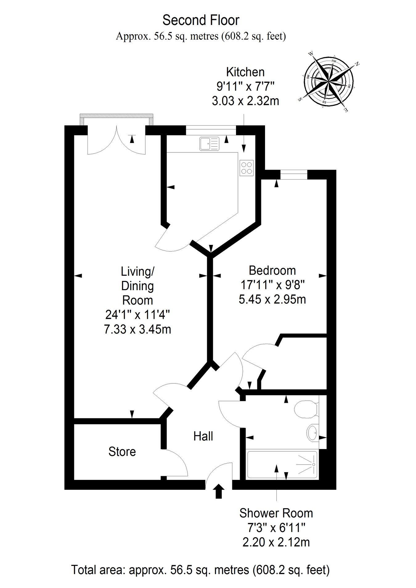 34 Beacon Court, Craws Nest Court, Anstruther floorplan