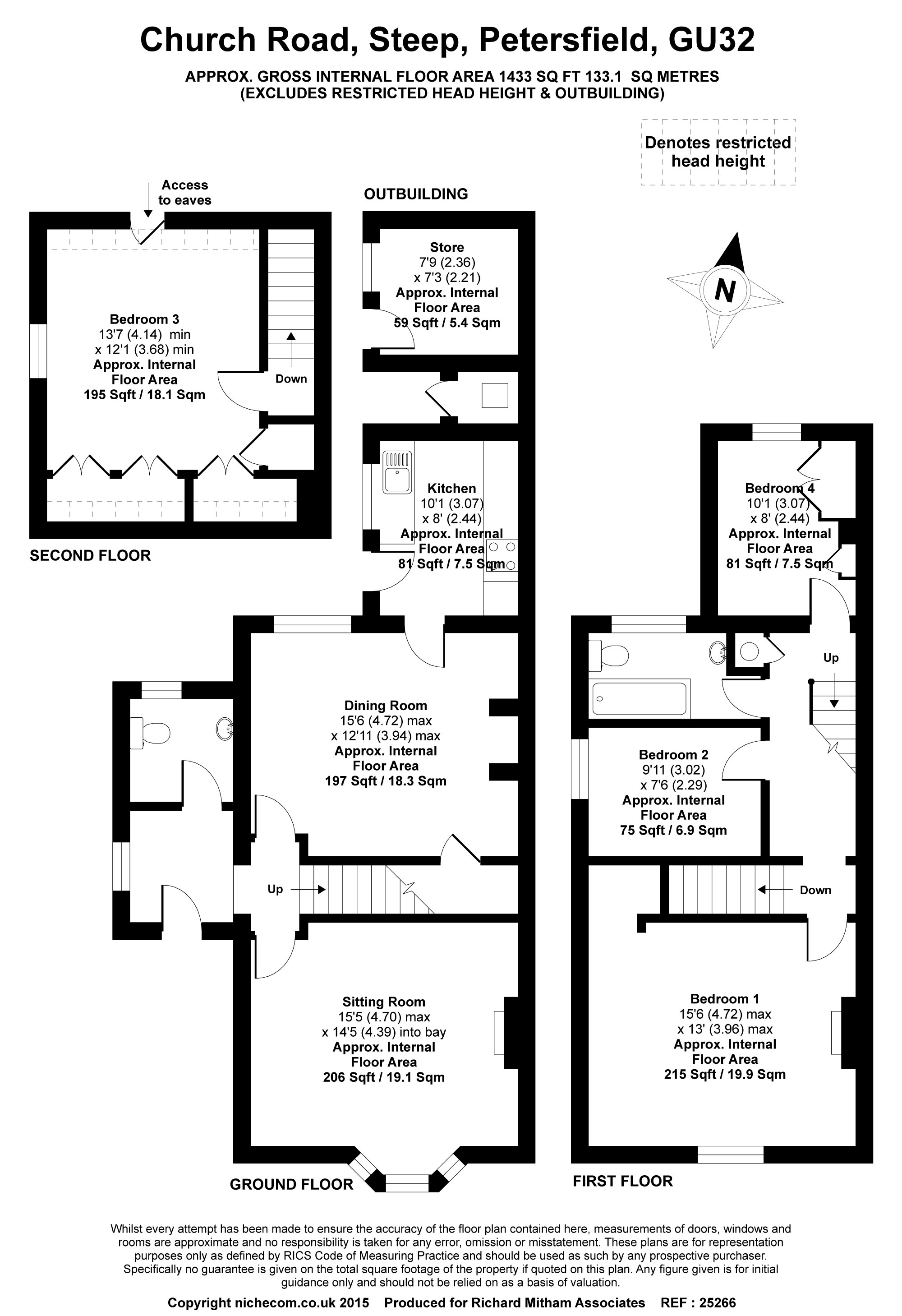 4 Bedrooms Semi-detached house to rent in Petersfield, Steep, Church Road GU32