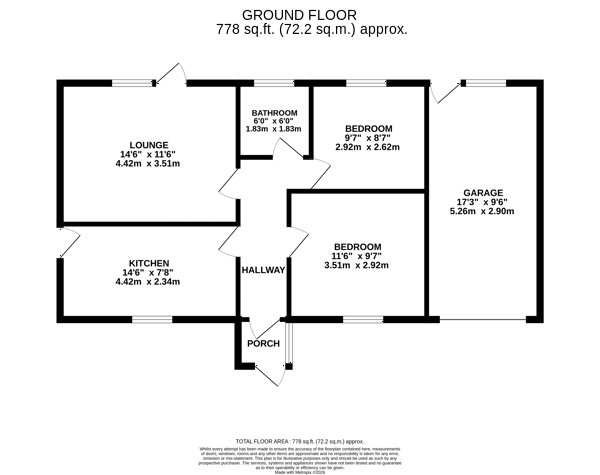 Glenda Road, Norwich floorplan