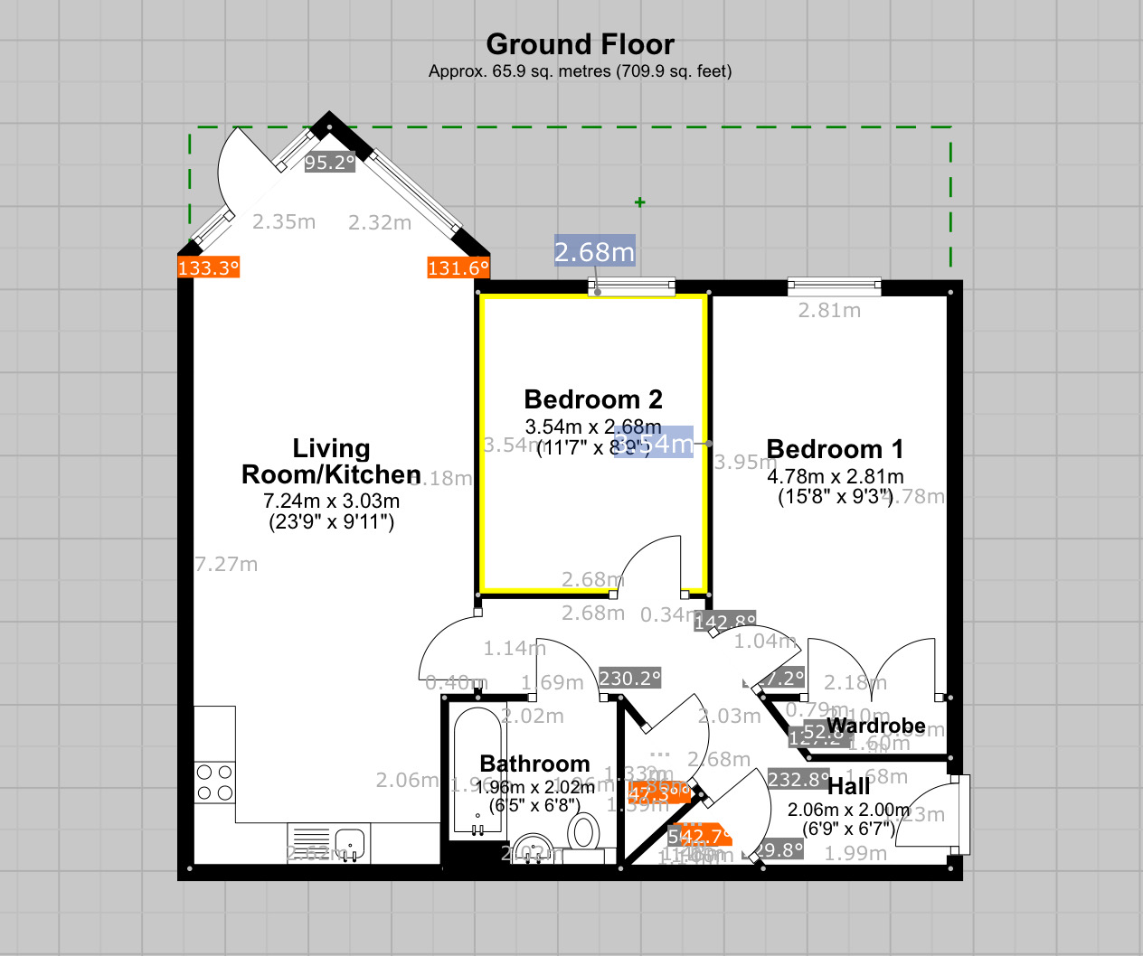 Flat 3, Andrew Court,, Greenholm Road, West Midlands floorplan