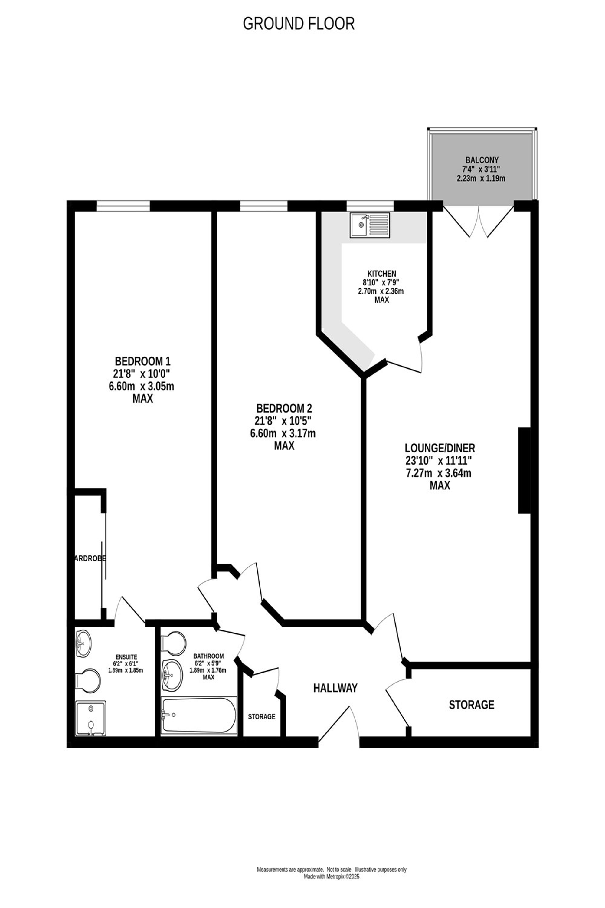 Flat 17, Adlington House, Stockport floorplan