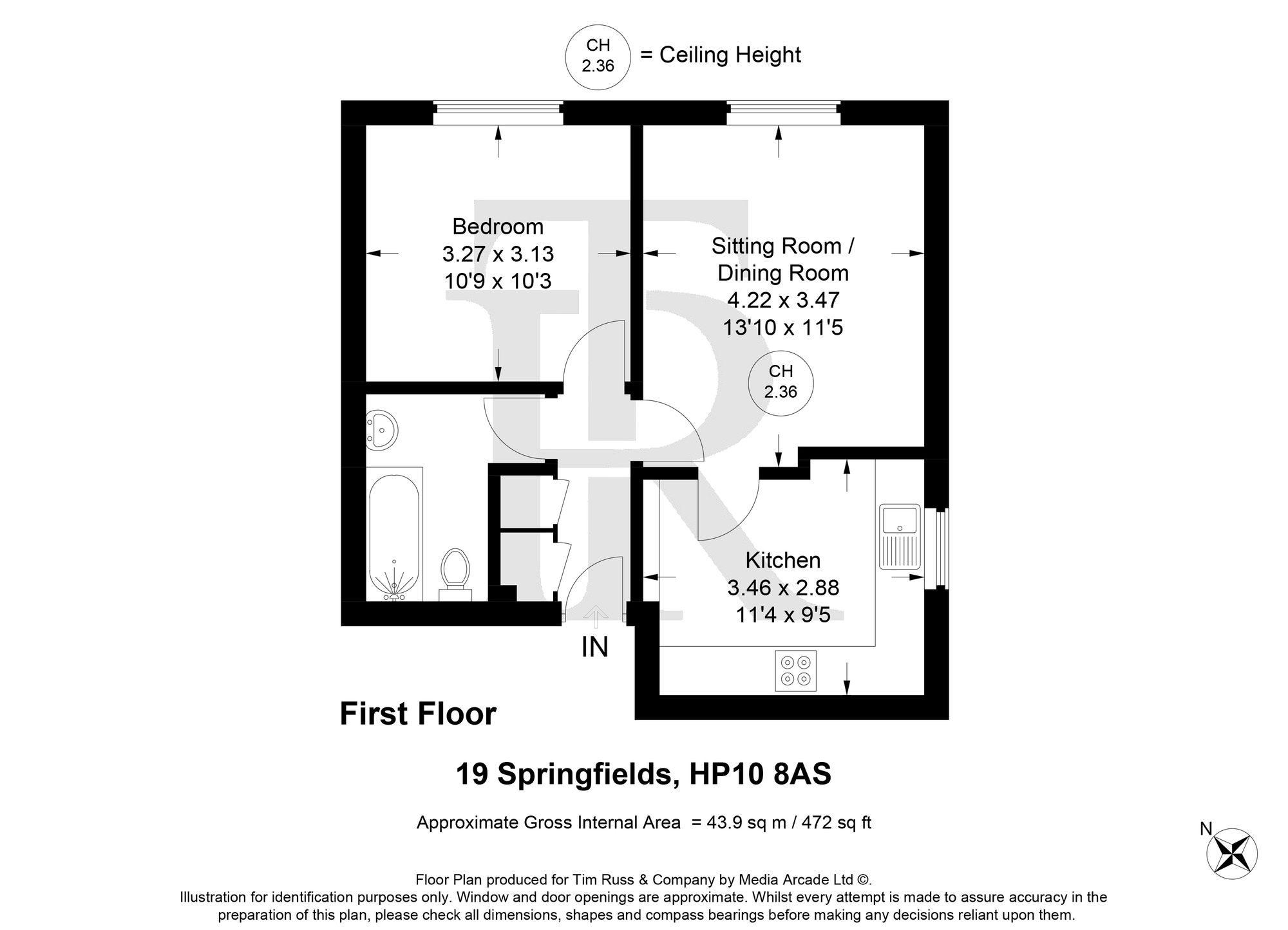 19 Springfields, 100 Hazlemere Road, High Wycombe floorplan