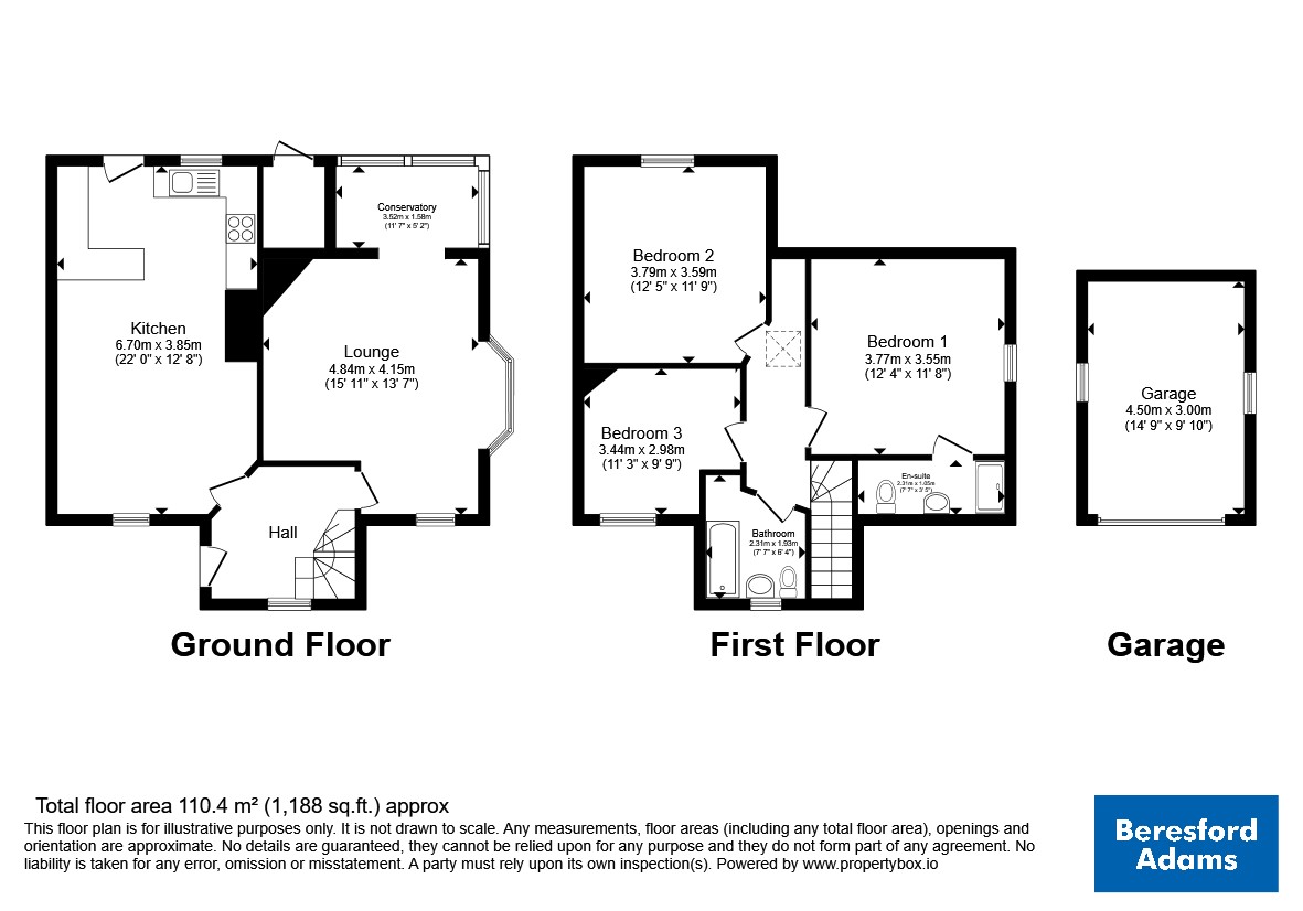 The Chalet,, Gannock Road, Conwy floorplan
