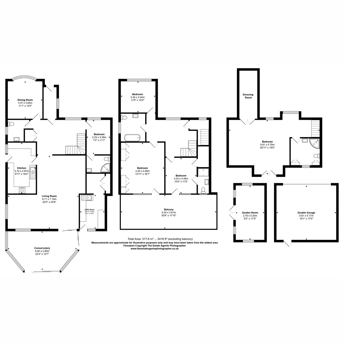 156, Rawreth Lane, Rayleigh floorplan