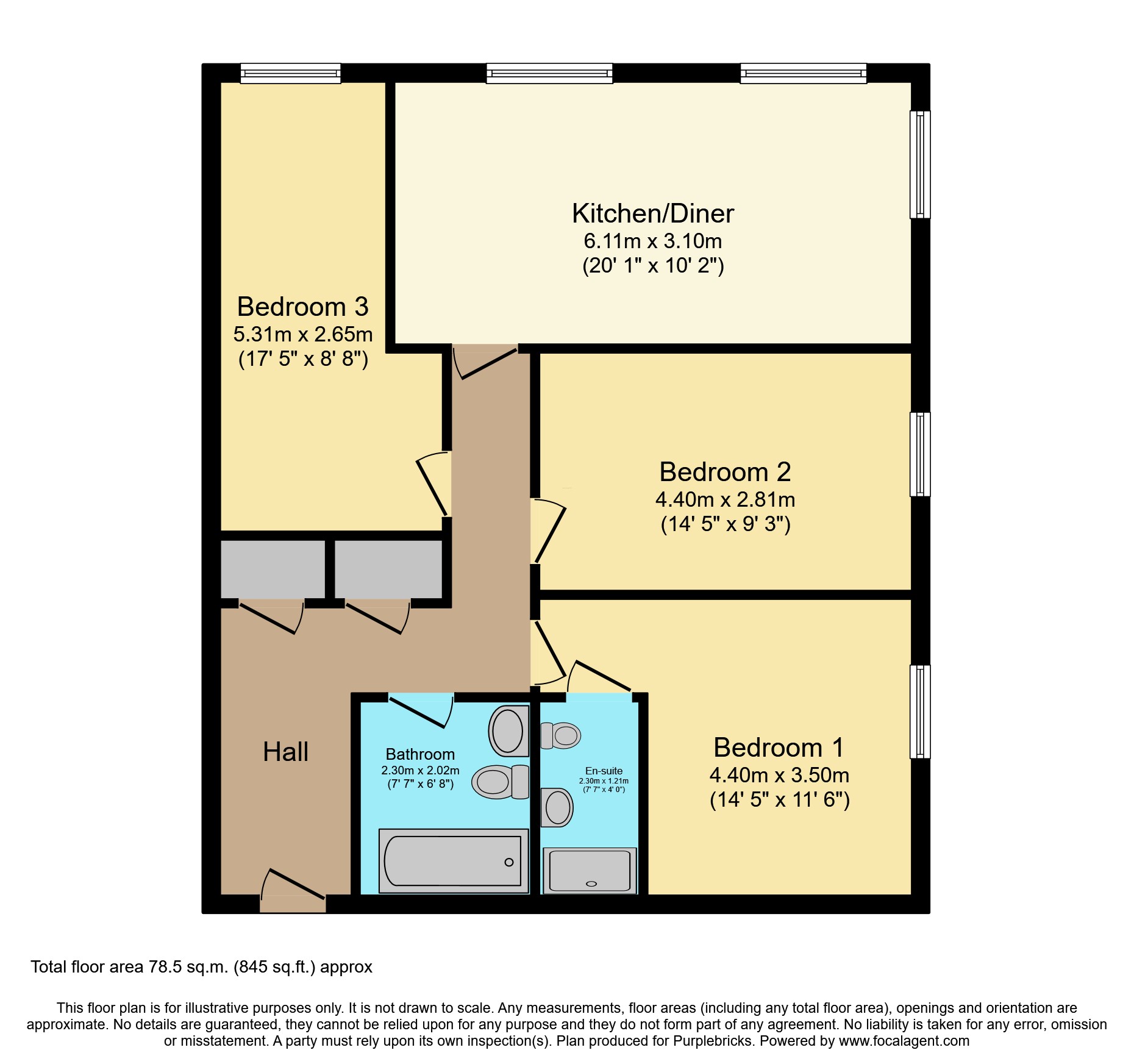 Apartment 102/Summer House, 95 Pope Street, Birmingham floorplan