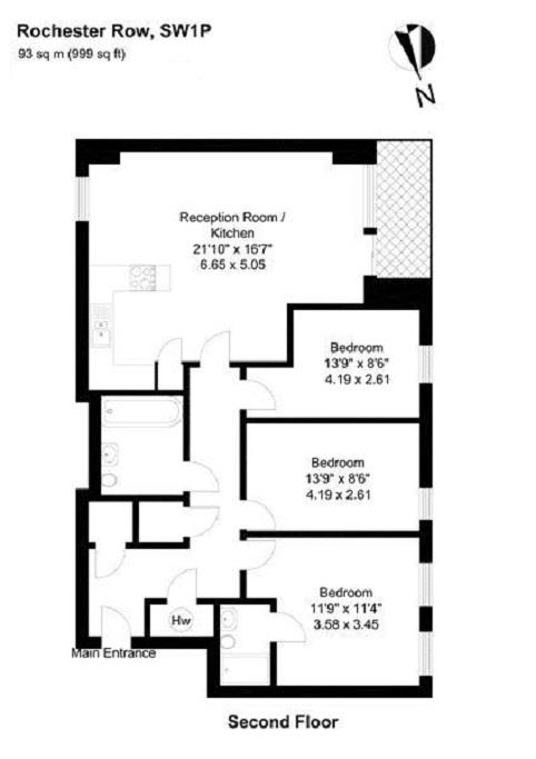 3 Bedrooms Flat to rent in Ten Rochester Row, Rochester Row SW1P