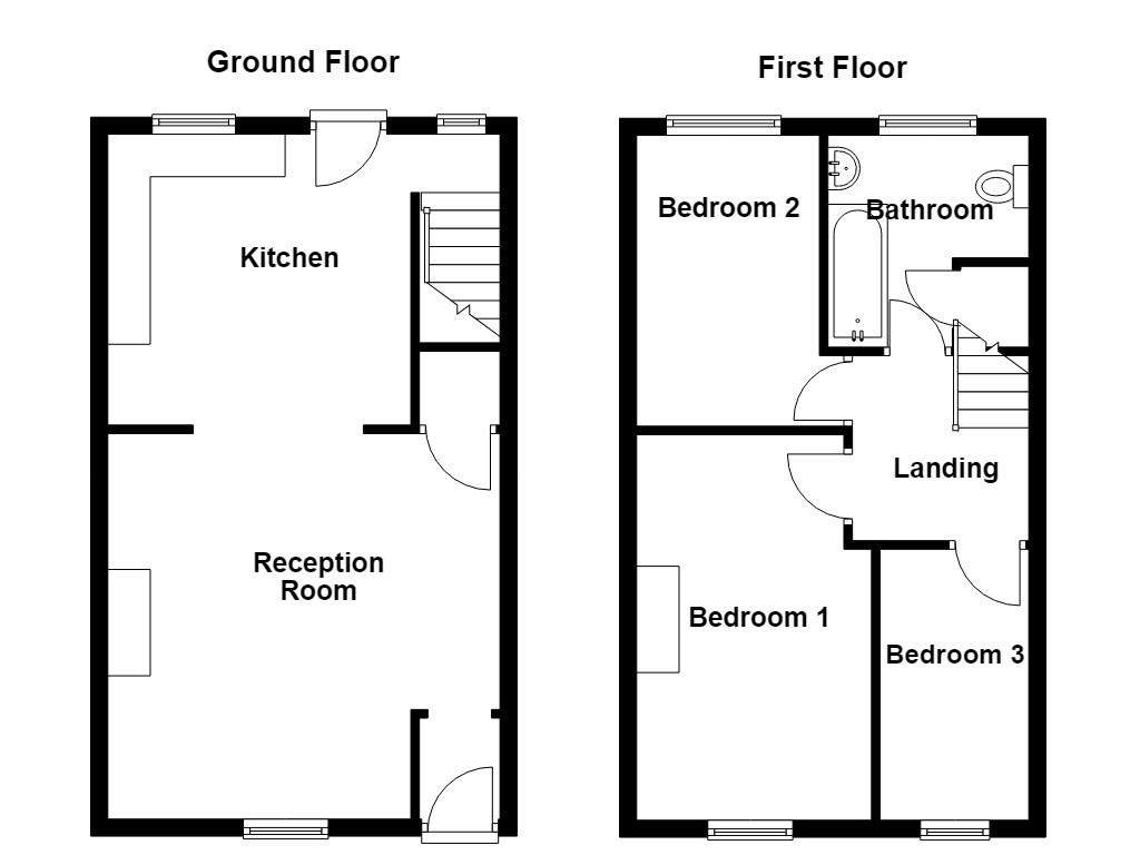 37, School Street, Rishton floorplan