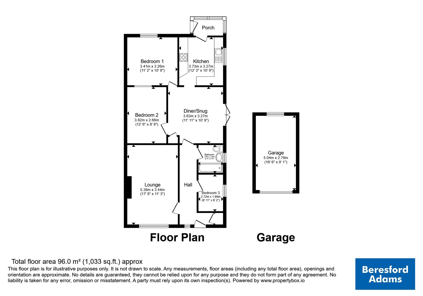 9, Links Avenue, Rhyl floorplan