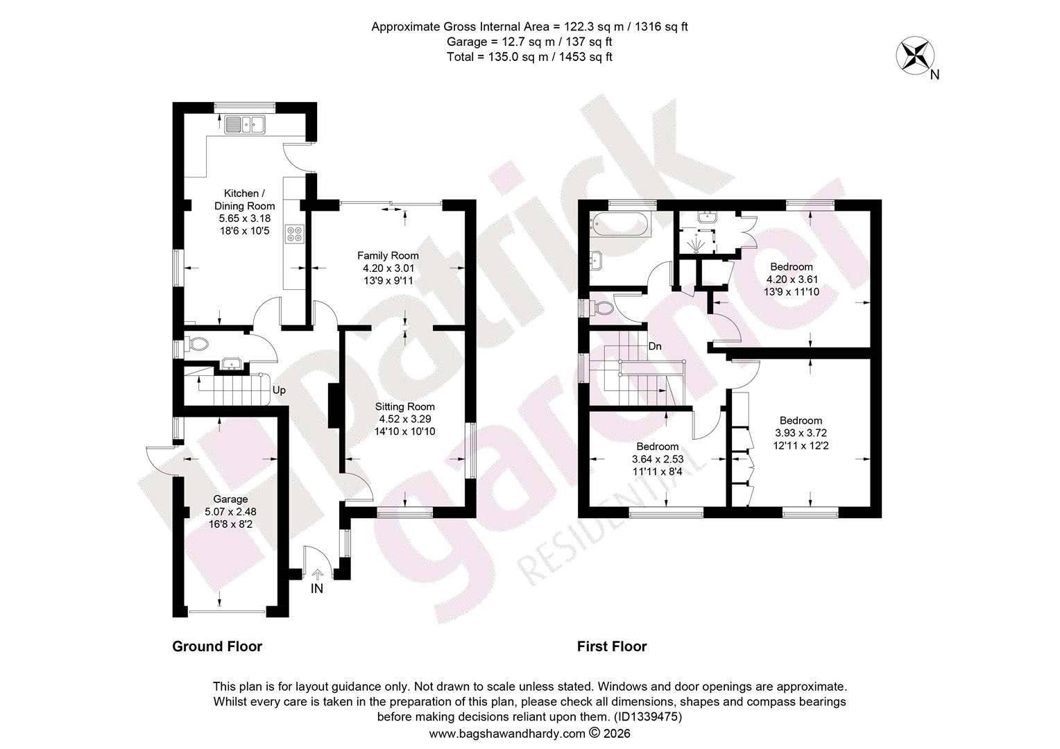 17, The Spinney, Great Bookham floorplan