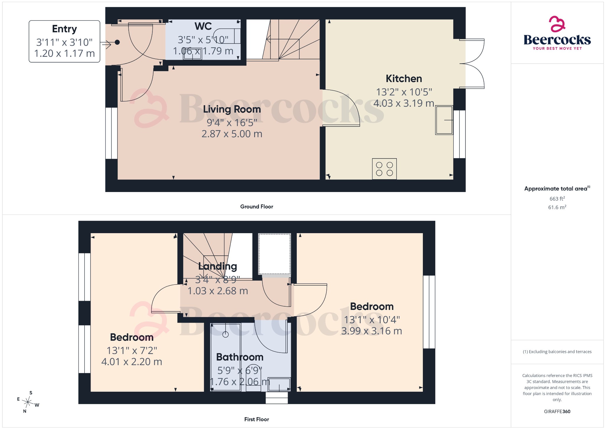 105, New Walk, Driffield,  YO25 5LJ floorplan