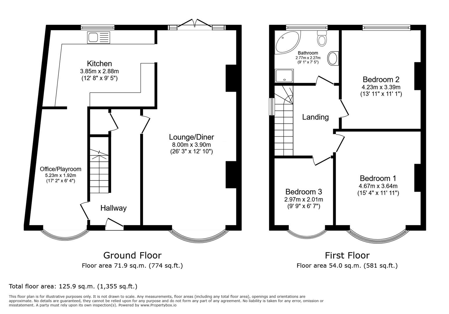 367, Church Street, London floorplan