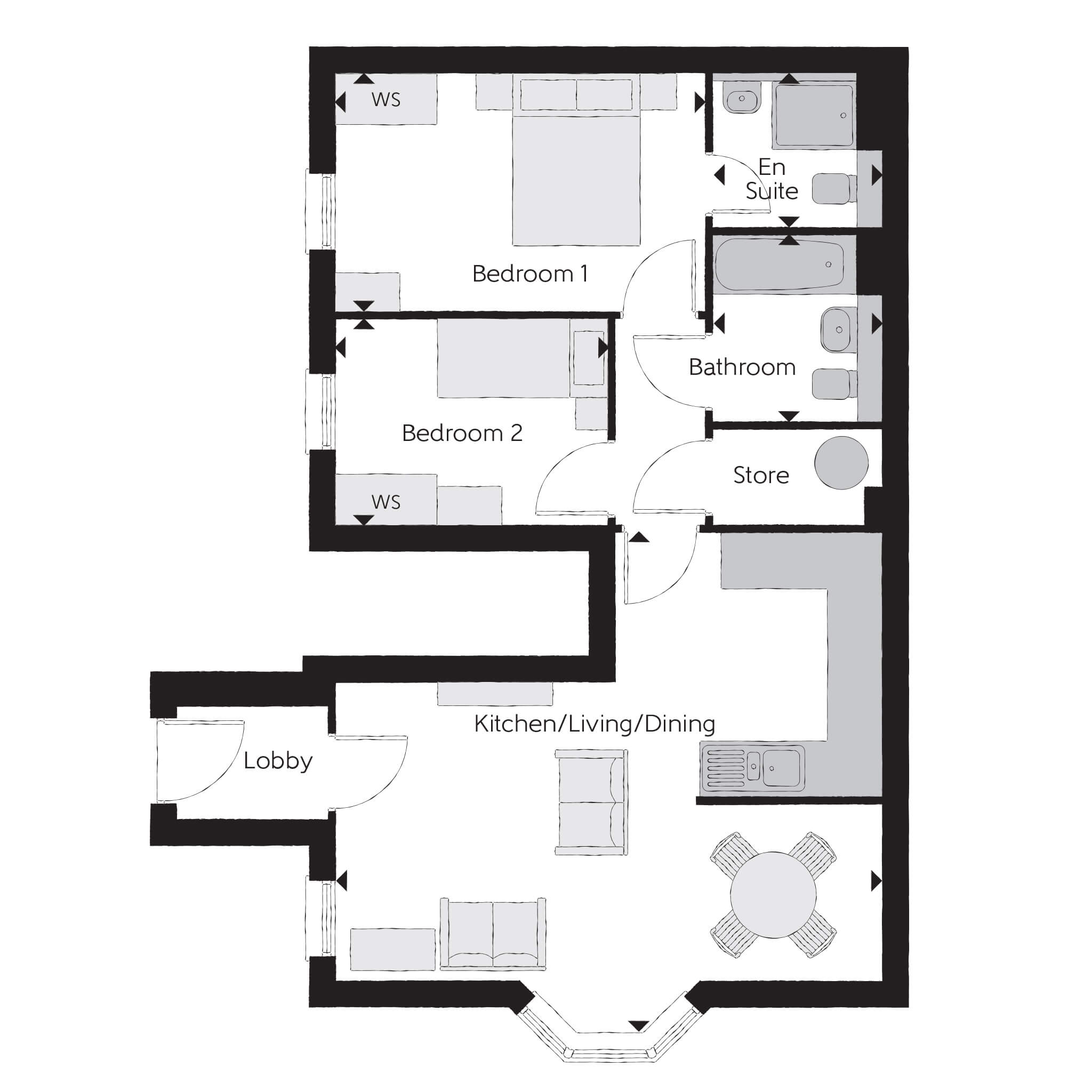 85, Hill View Farm, Mill Lane, Marston floorplan