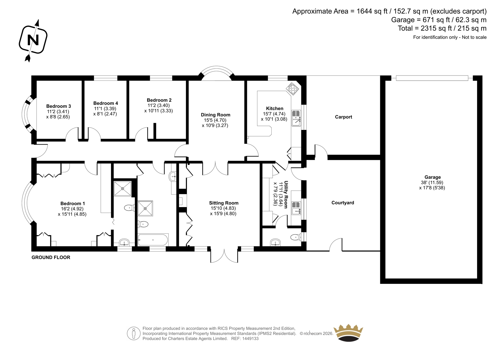 The Bungalow,, Odiham Road, Surrey floorplan
