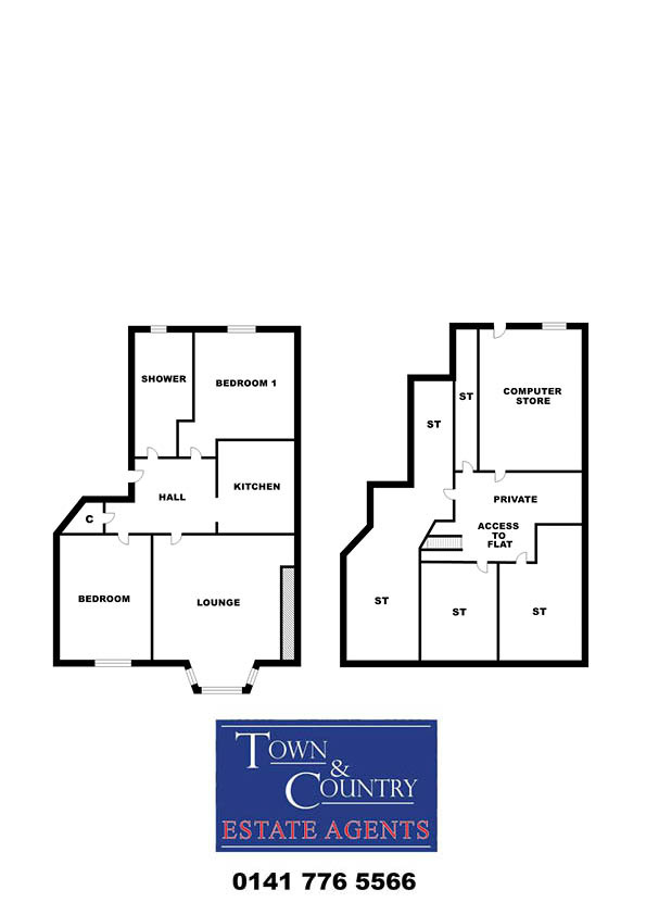Cumbernauld Road, Stepps G33, 2 bedroom flat for sale 66544749