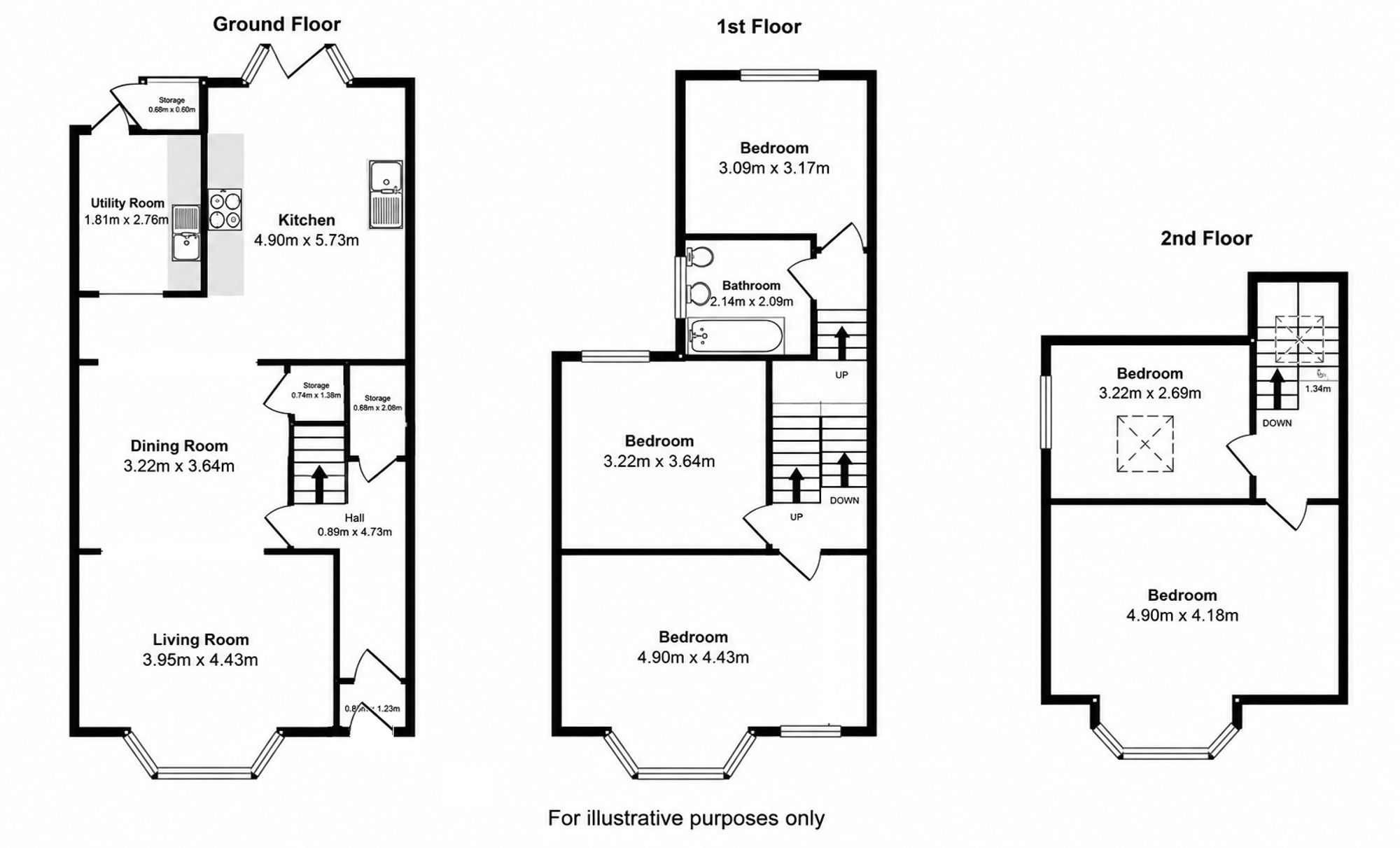 4 Queens Road, Bristol floorplan