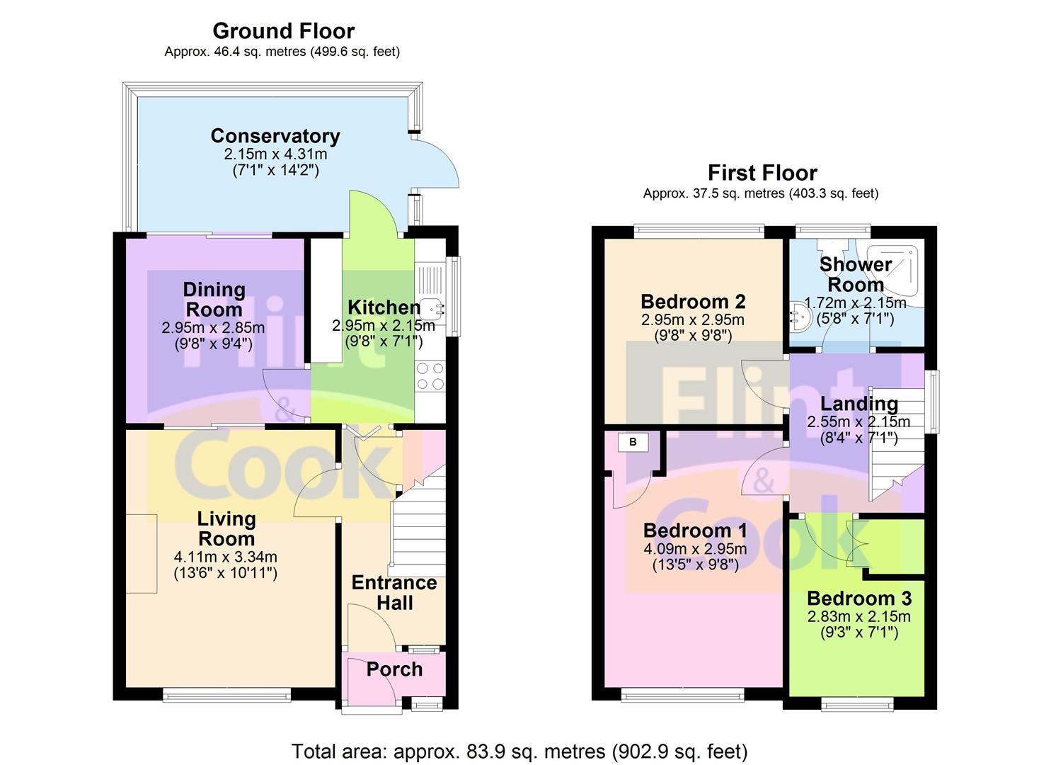 38, Hewitt Avenue, Hereford floorplan