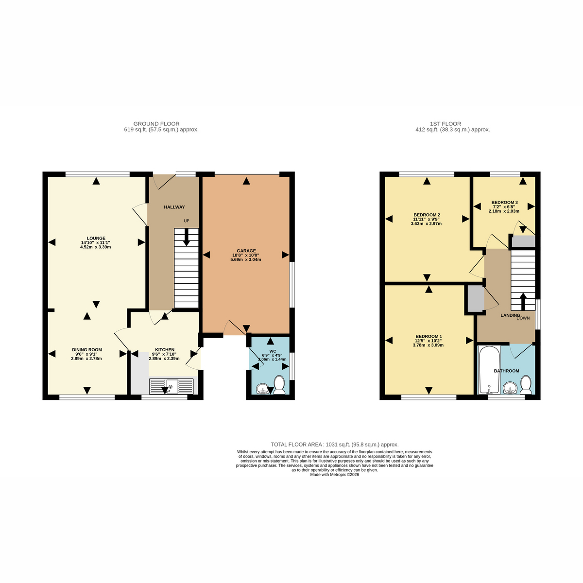 Award Road, Wimborne floorplan