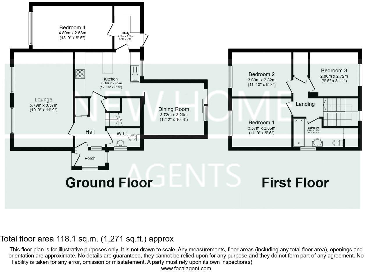 63, Anderby Drive, Grimsby floorplan