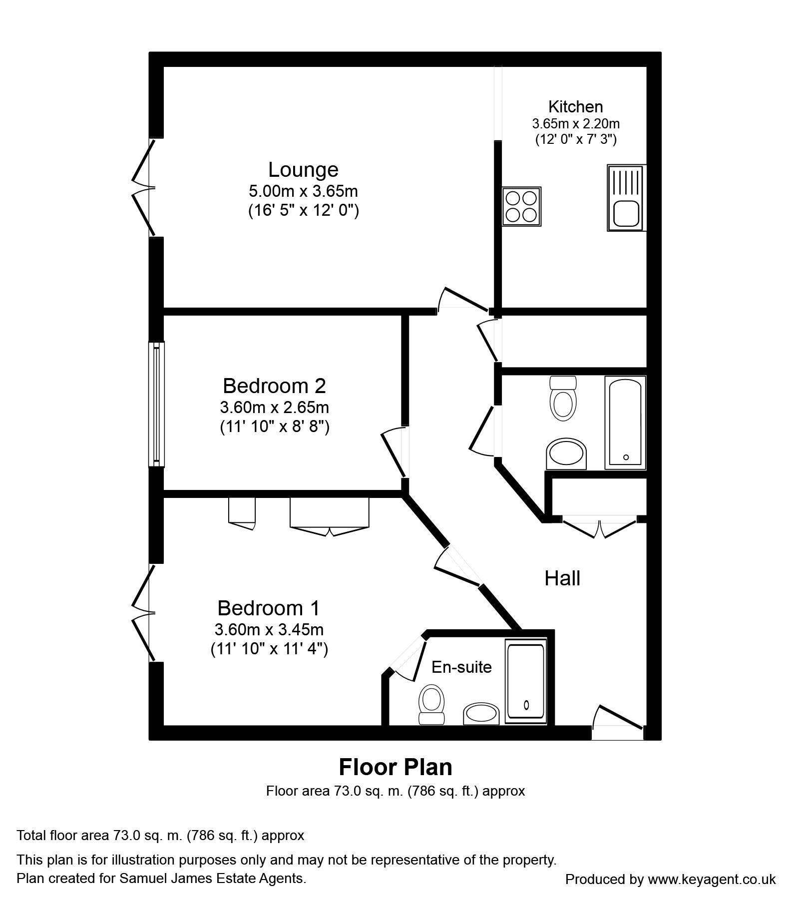 2 Bedrooms Flat to rent in Luscinia View, Napier Road, Reading RG1