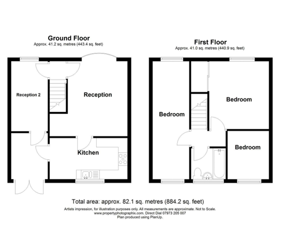 74, Balmoral Crescent, Oswestry floorplan
