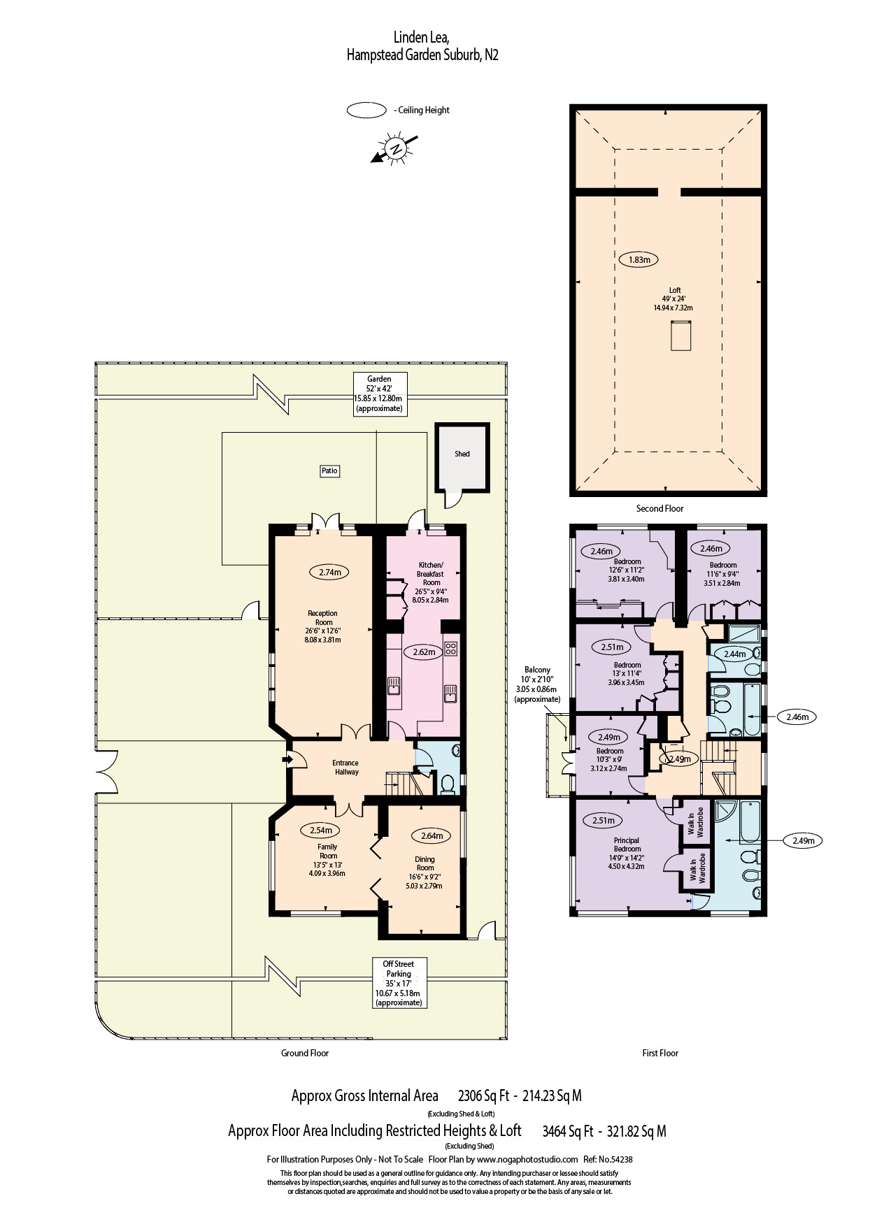 38, Linden Lea, London floorplan