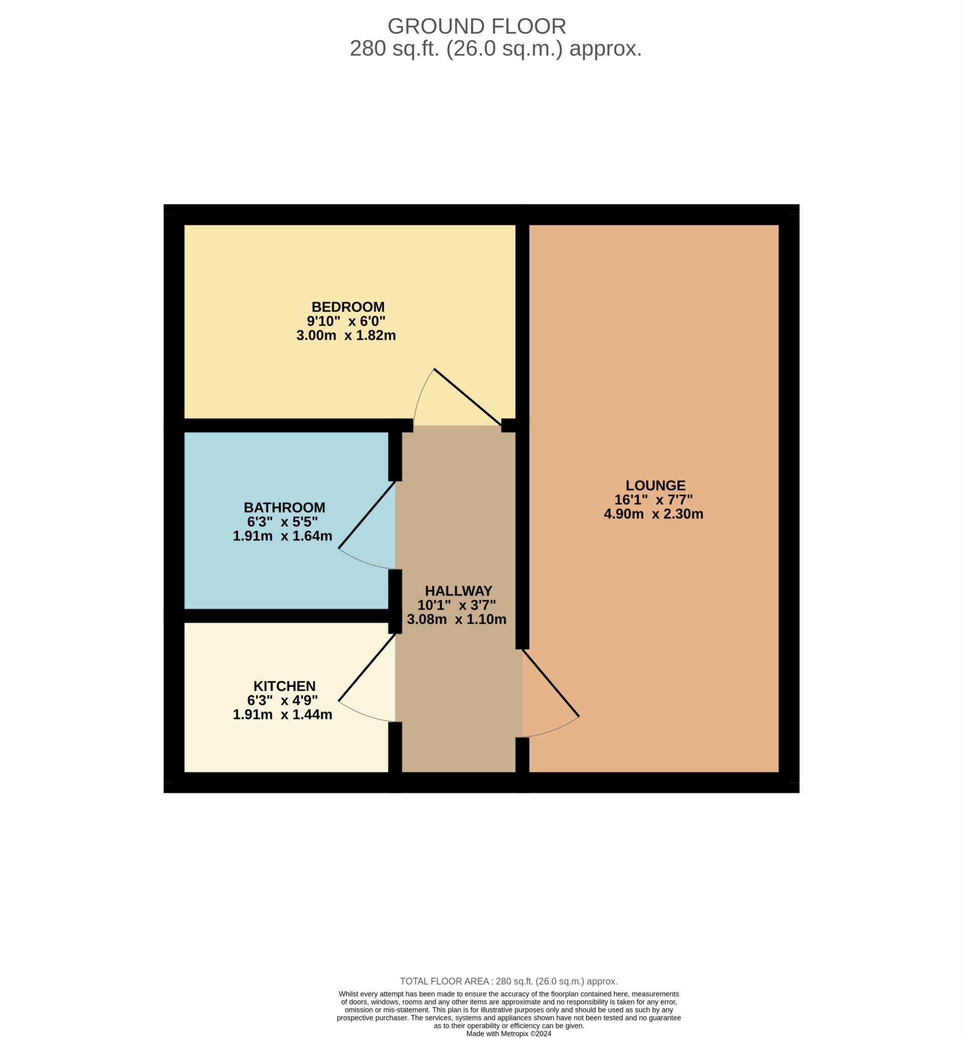 Flat 6 Weoley Court, Gibbins Road, Birmingham floorplan