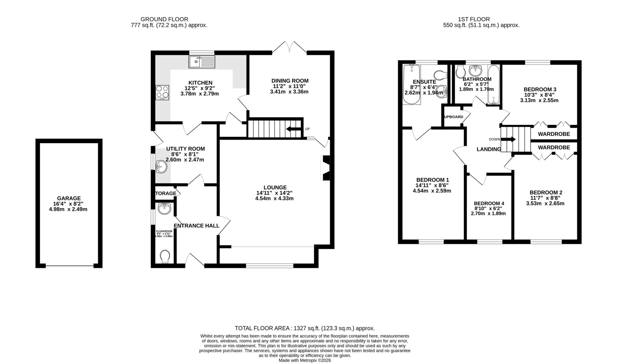 23, Grovebury Close, Norwich floorplan