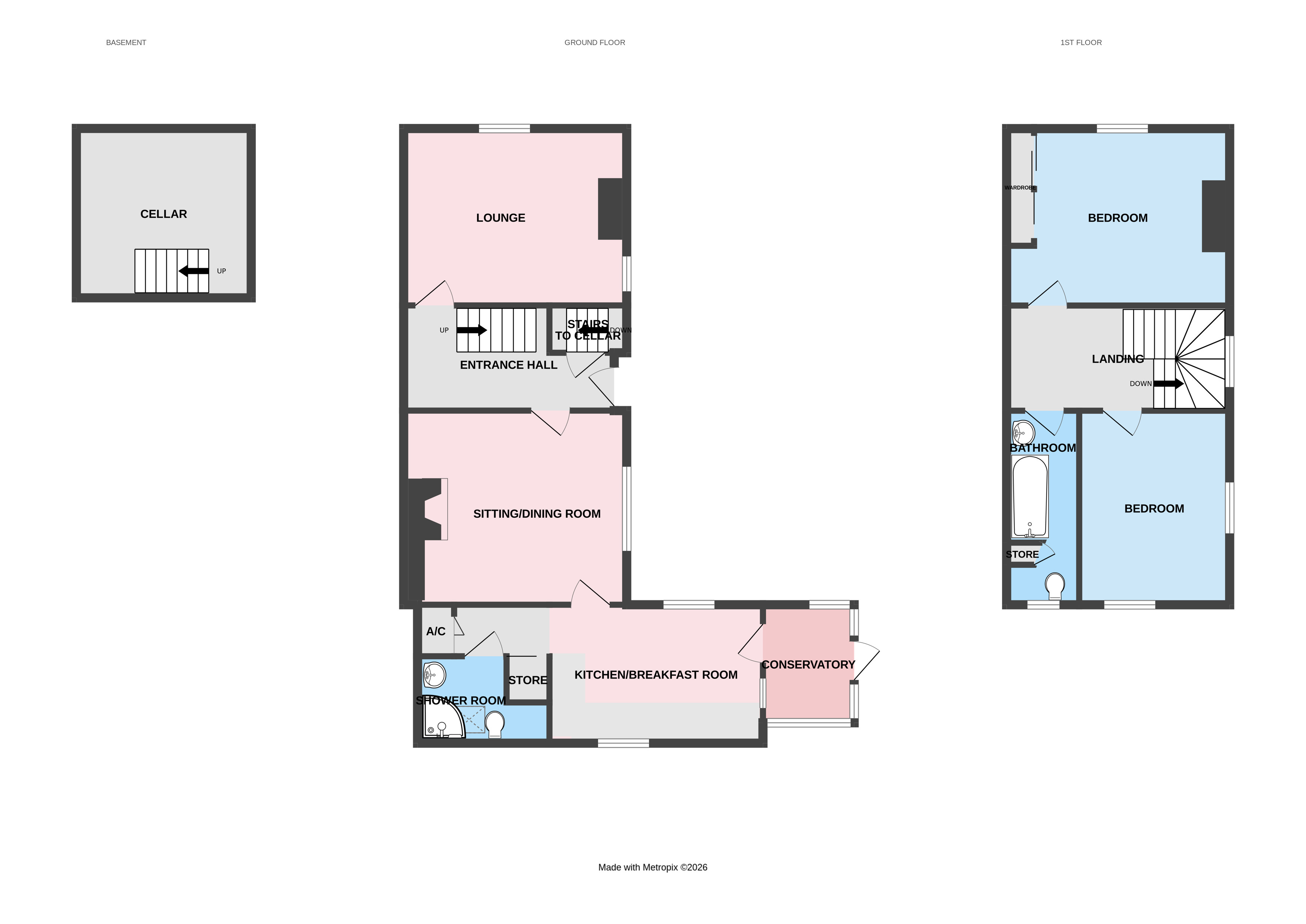 Lucys Cottage, 64, Park Street, Telford floorplan