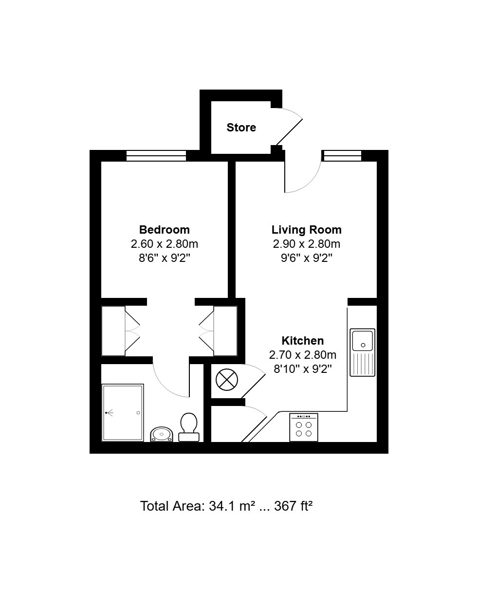 14 Jennings Close, Heacham, Norfolk floorplan