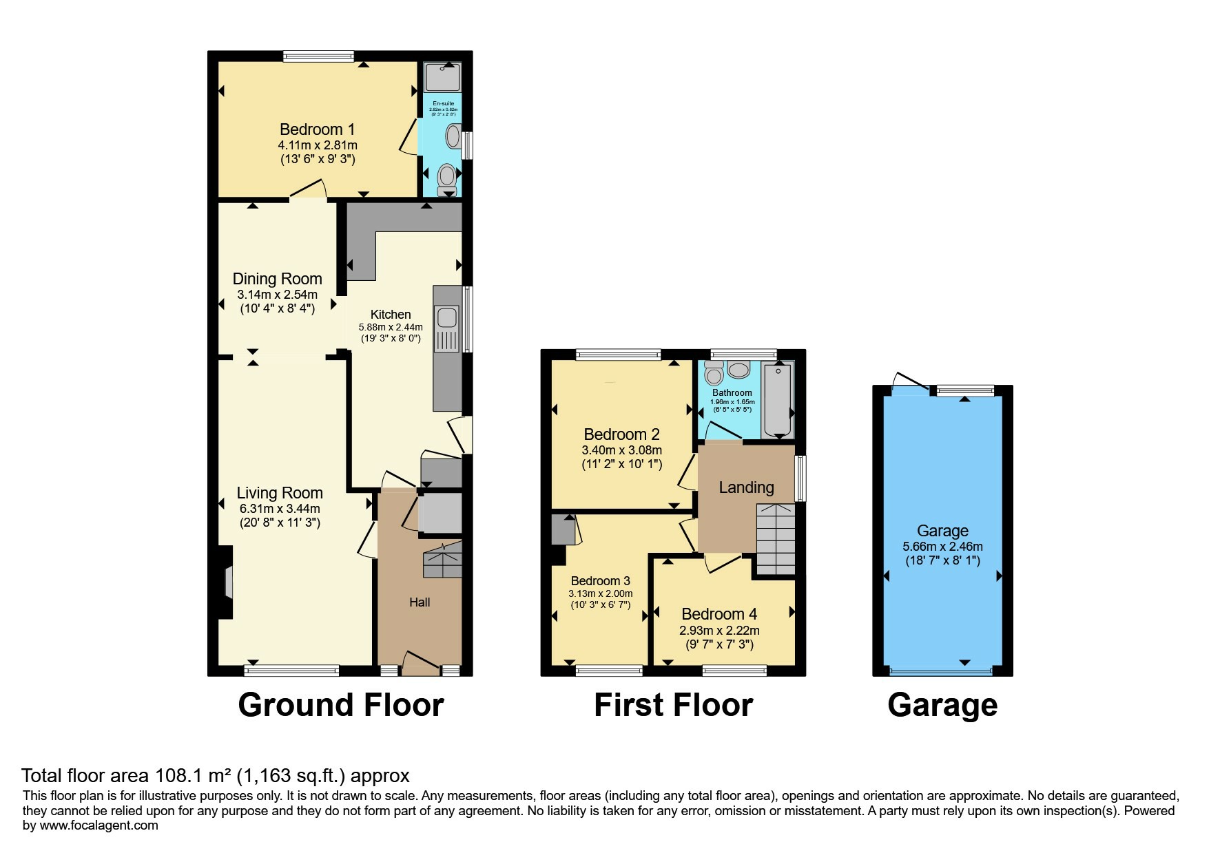 17, Grove Road, Burgess Hill floorplan