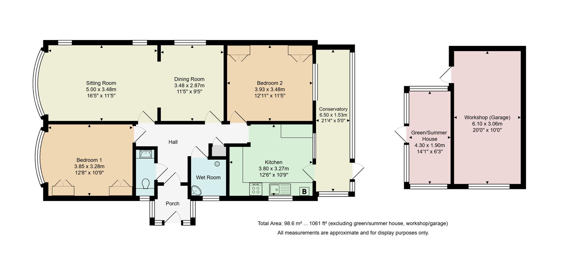 1, Jacqueline Road, Poole floorplan