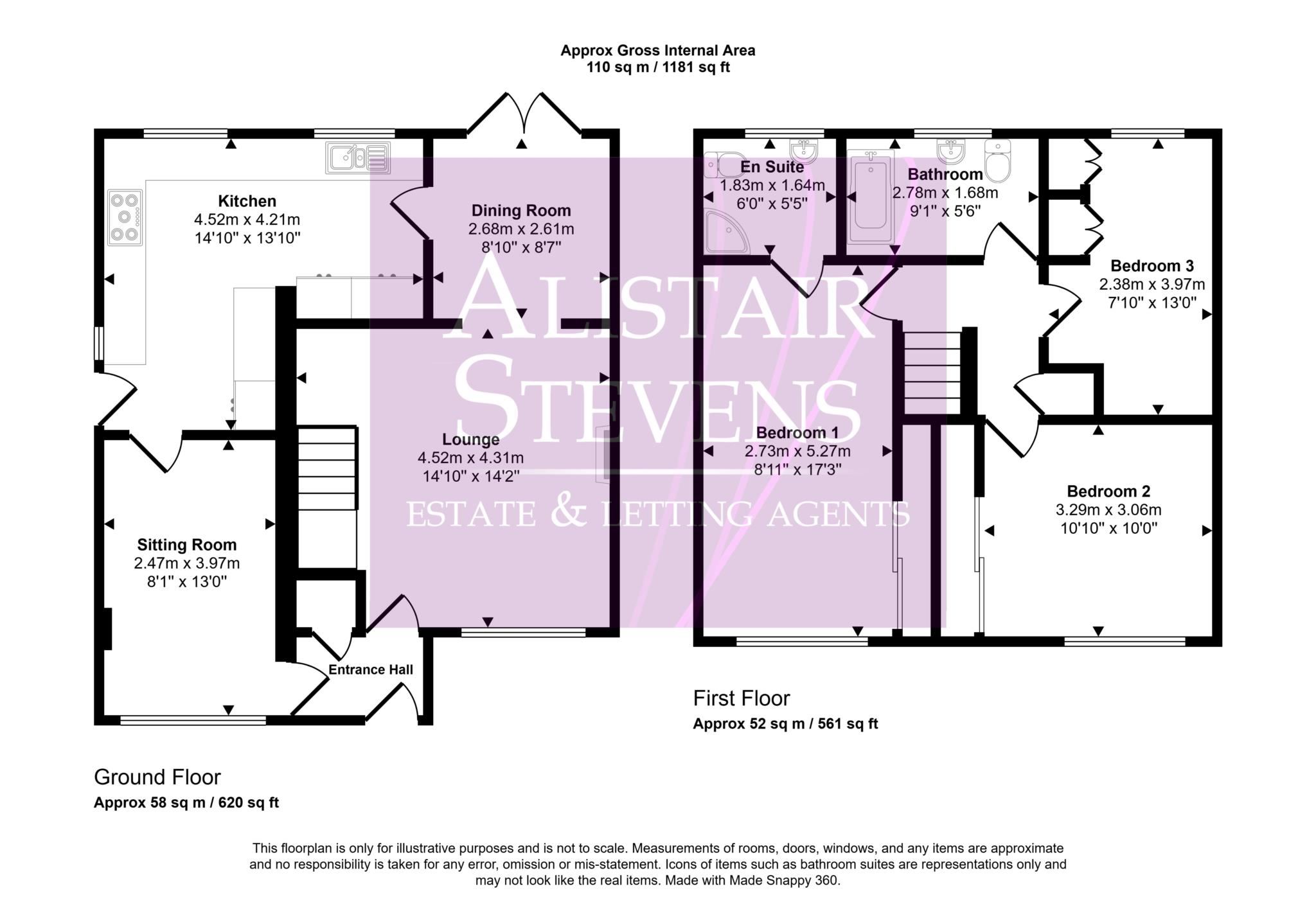 37, Highfield Drive, Oldham floorplan