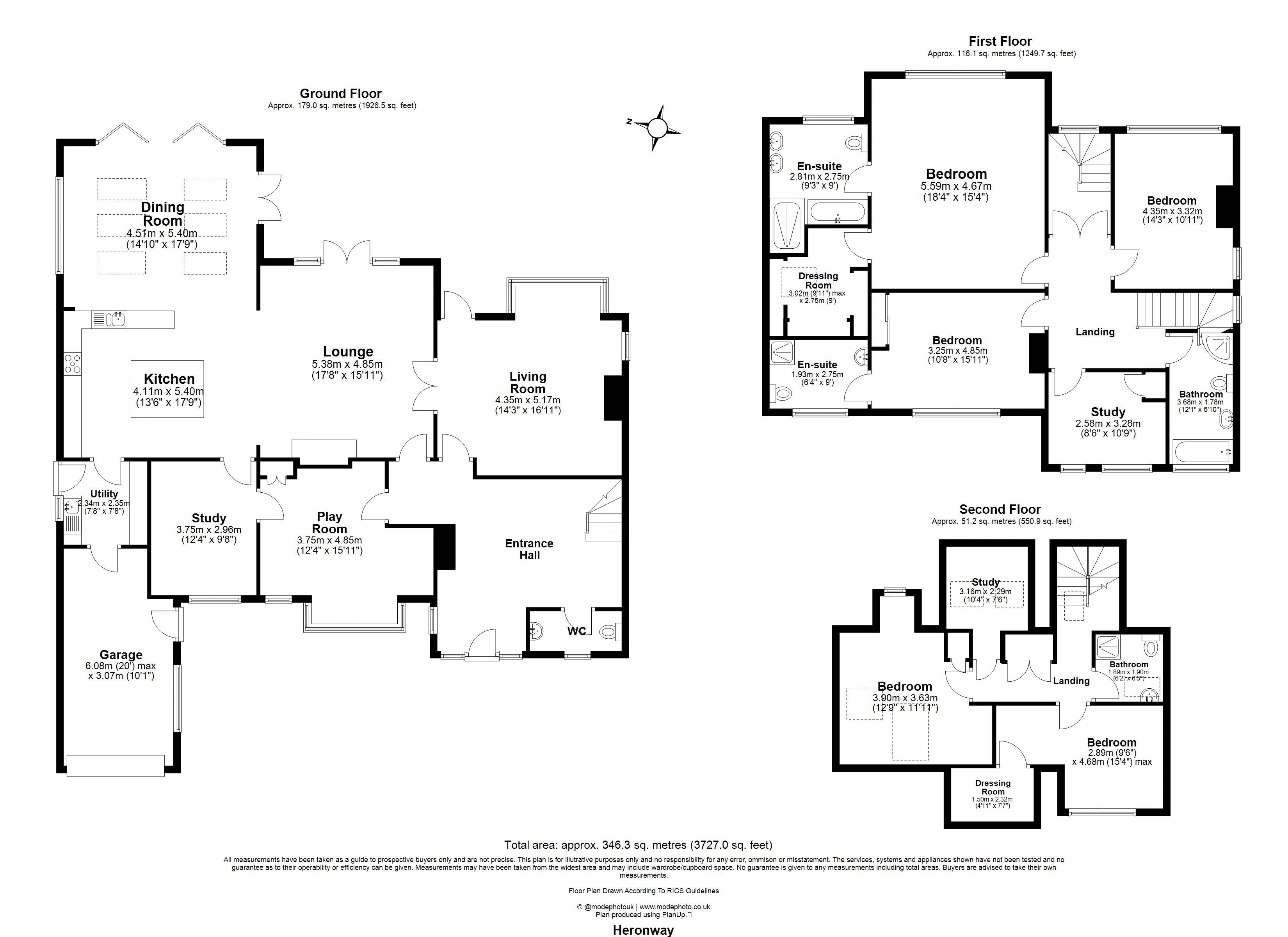 15, Heronway, Brentwood floorplan