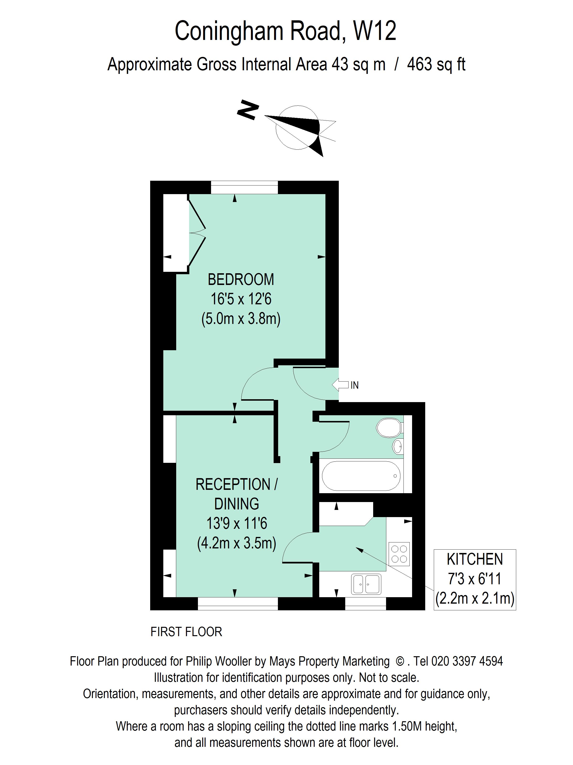 Coningham Road, London floorplan