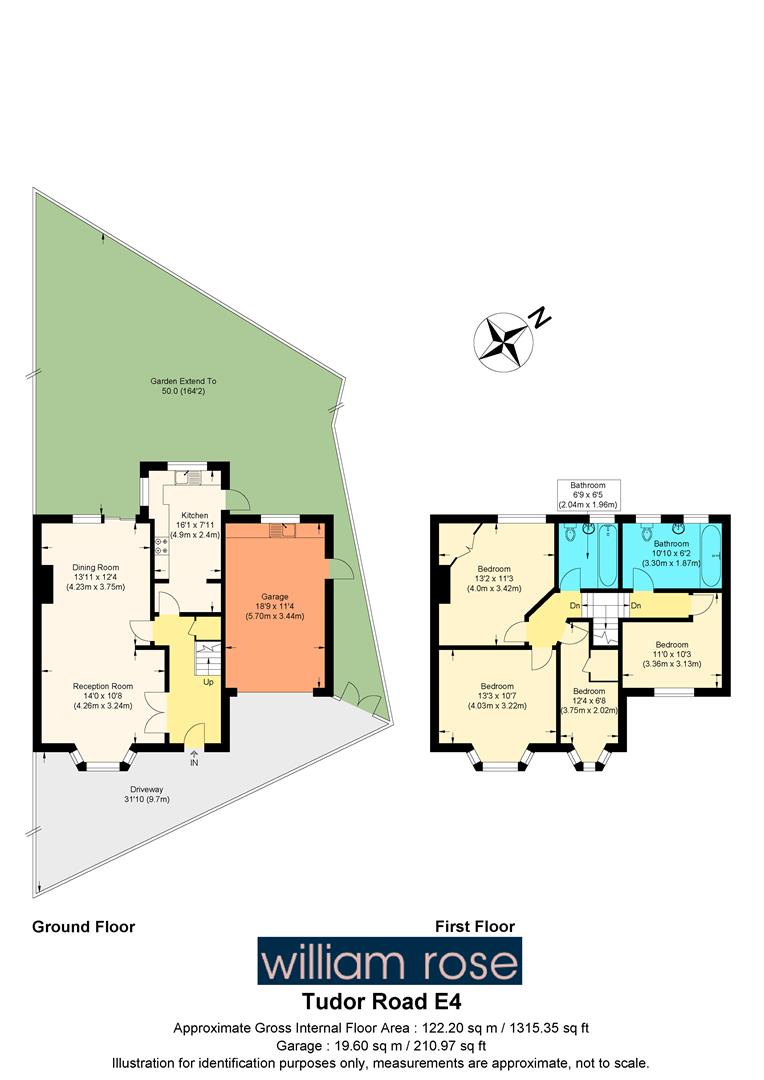 2, Tudor Road, London floorplan