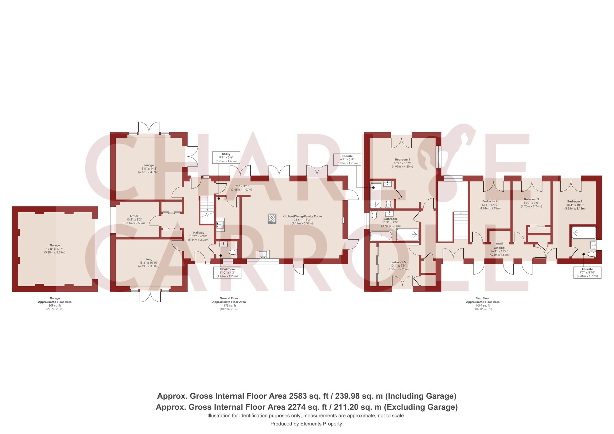 Highfield Worcester Road, Pershore floorplan