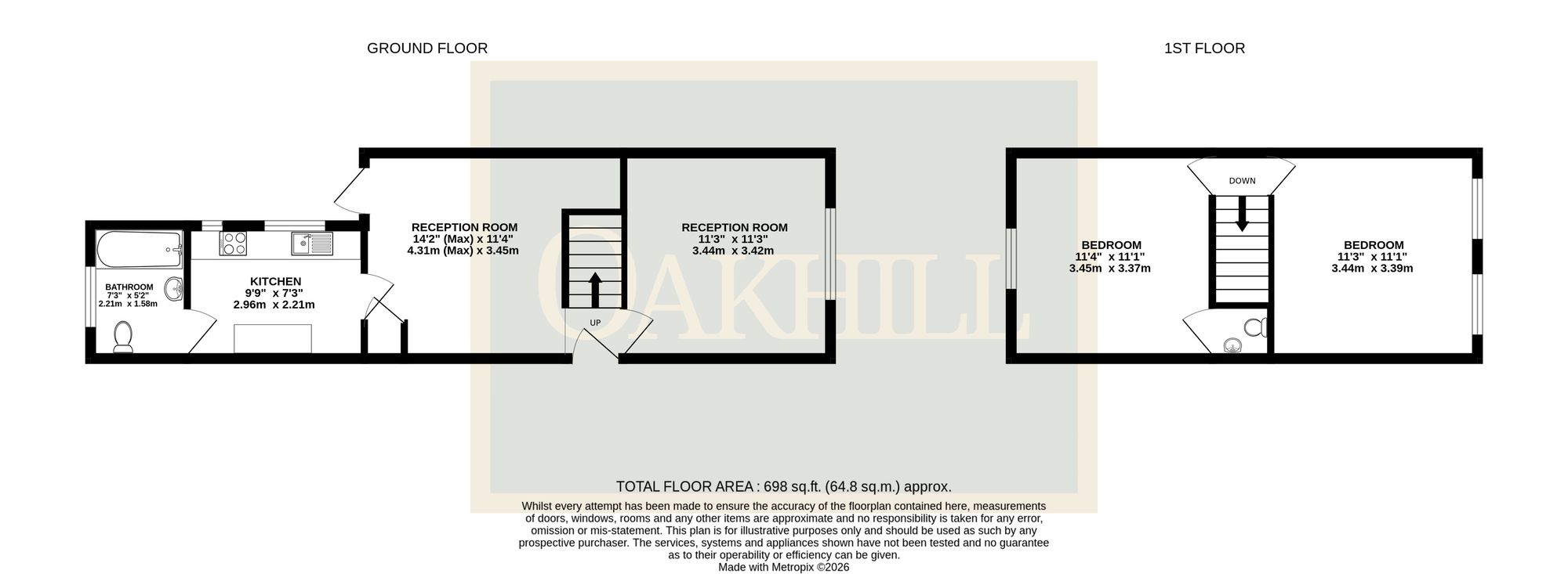 74 Myrtle Road, Hounslow floorplan