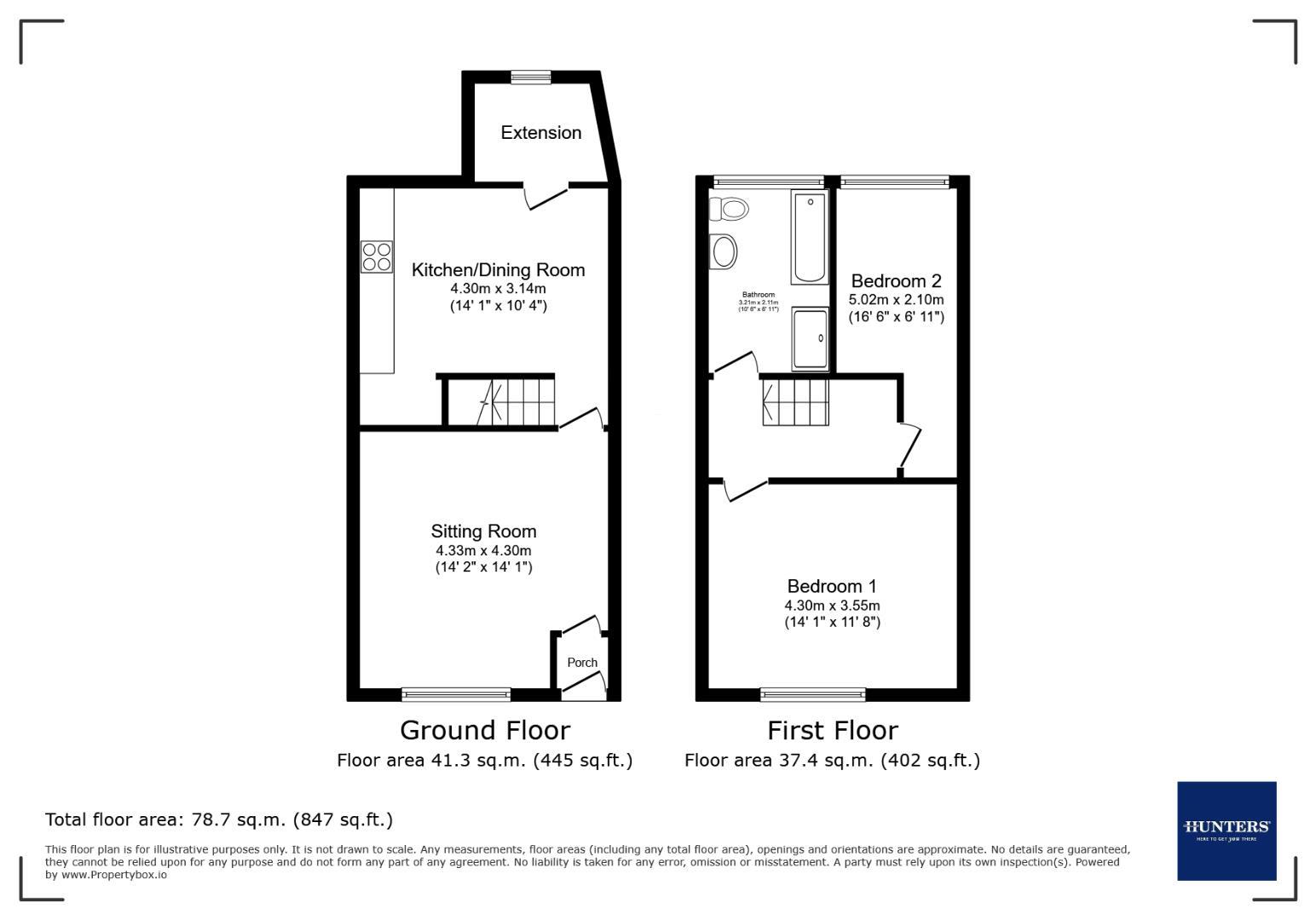 46, Lilford St, Leigh floorplan