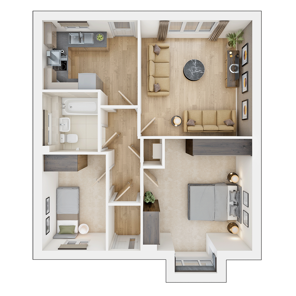 The Foxdale - Plot 235, Swinnow Park, Racecourse Approach, Wetherby floorplan