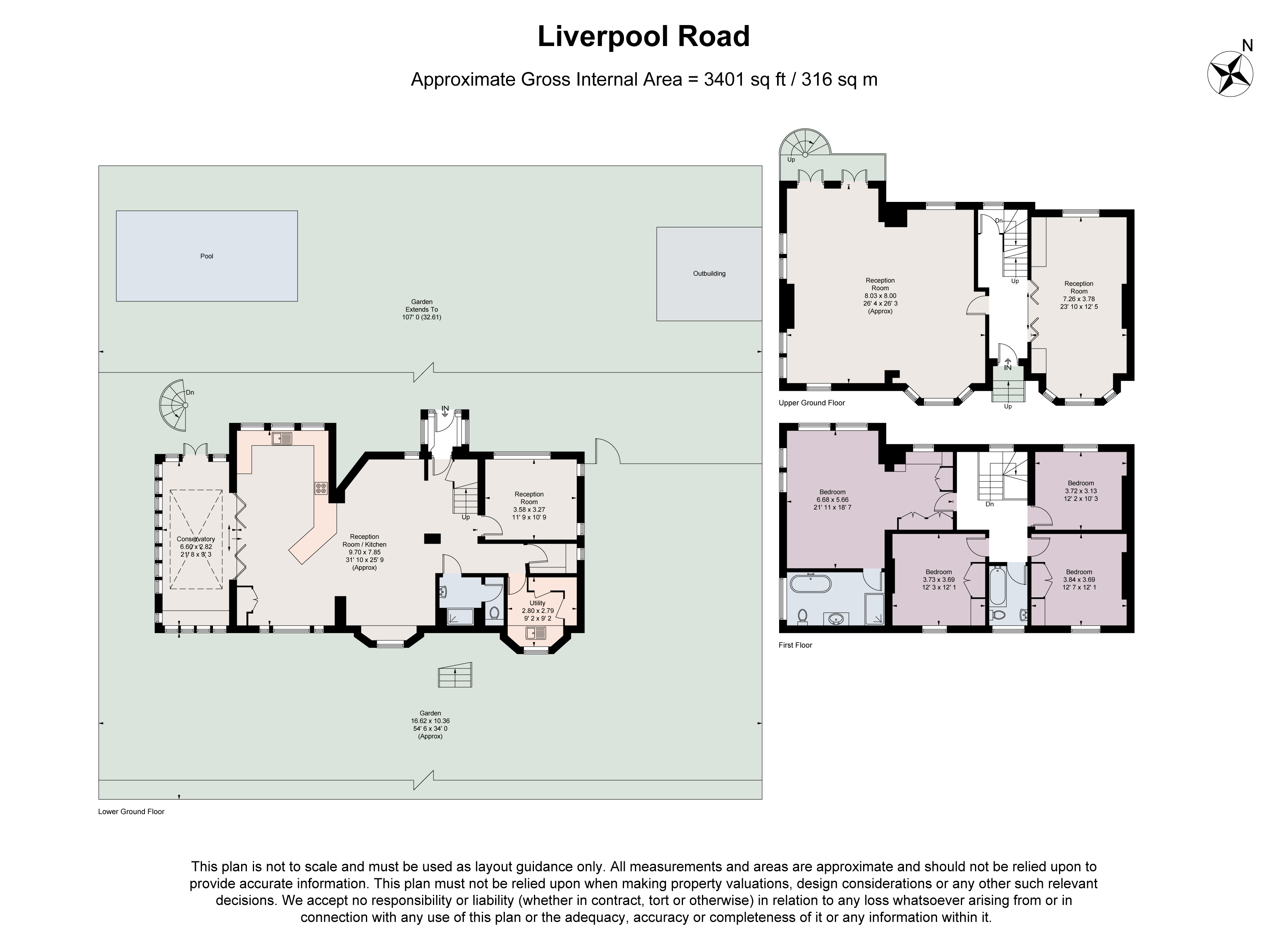Liverpool Road, Surrey floorplan