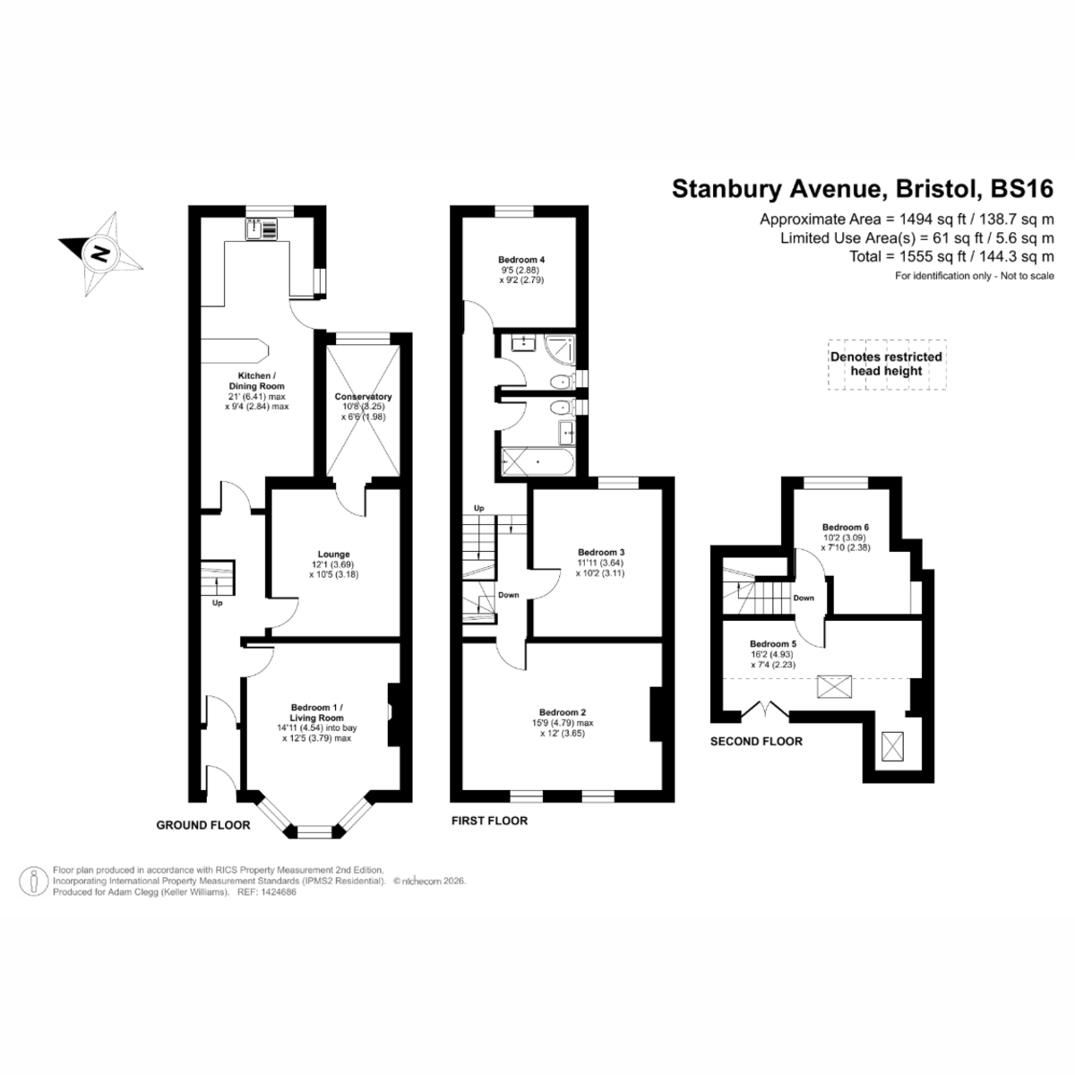 44, Stanbury Avenue, Bristol floorplan