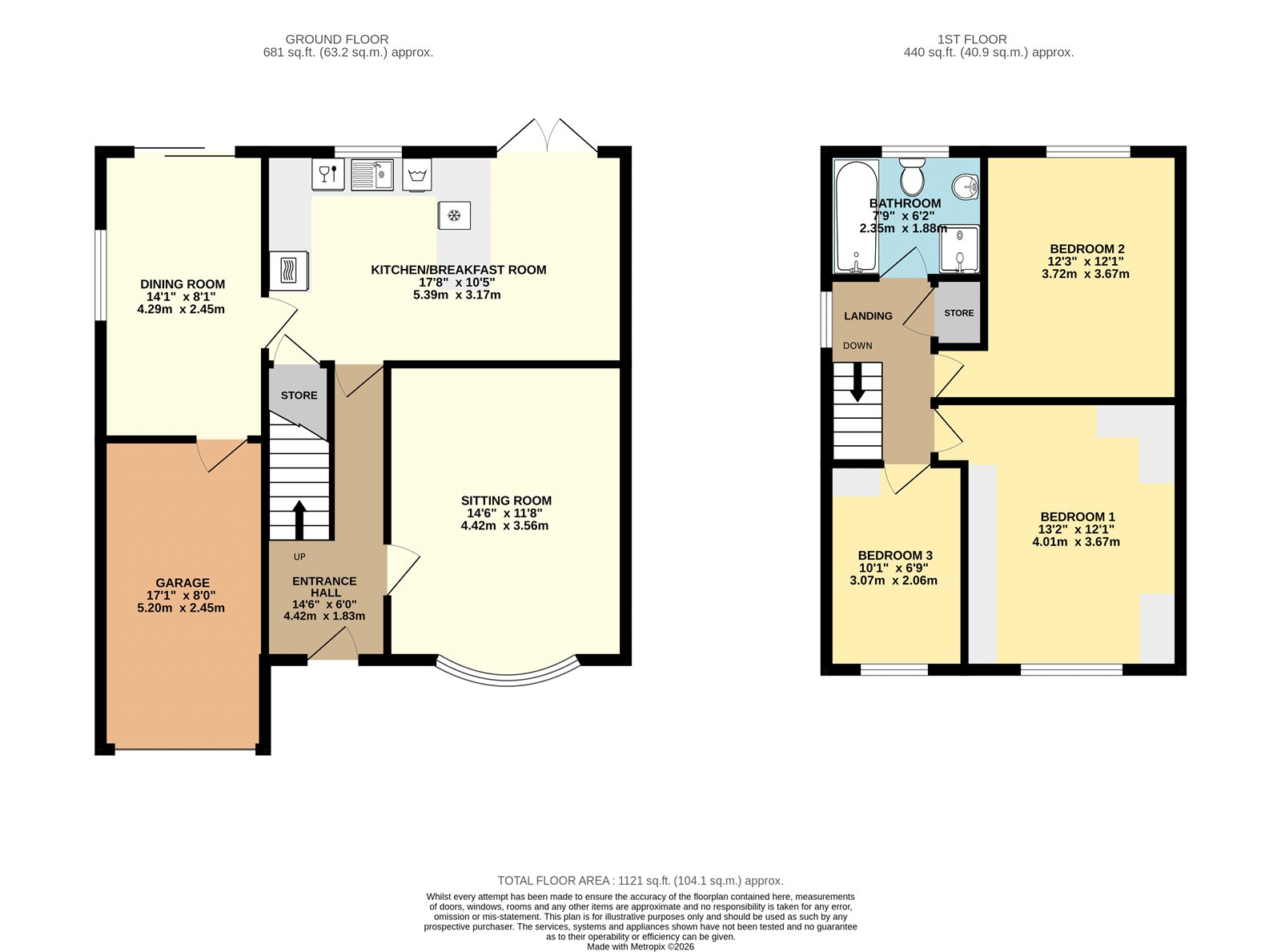 37, Westbury Lane, Buckinghamshire floorplan