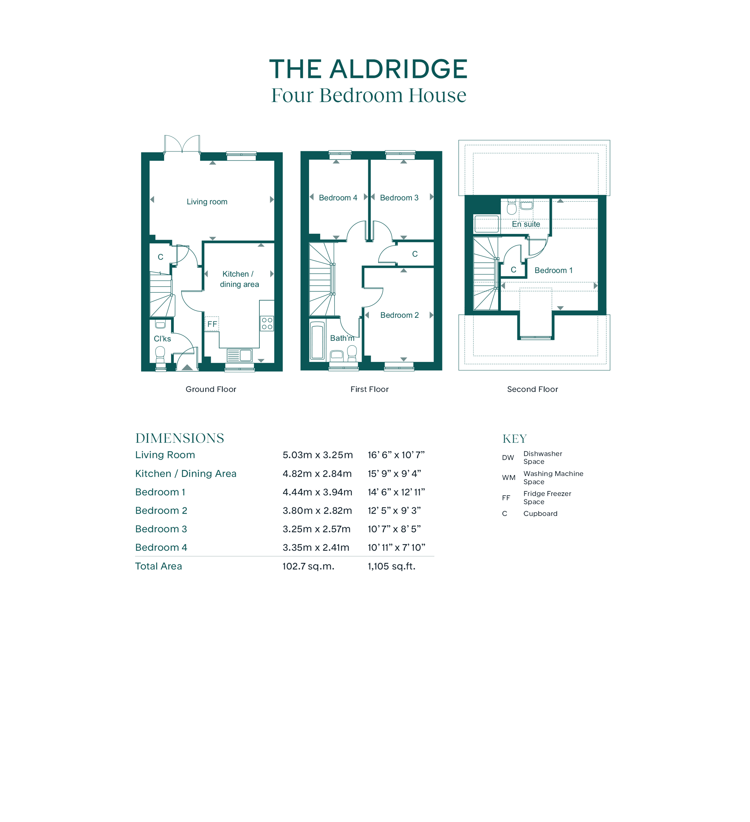4 chelsea close -  aldridge 1mrf, Leaf Living at Rushlake Meadows, Willingdon, BN20, Willingdon floorplan